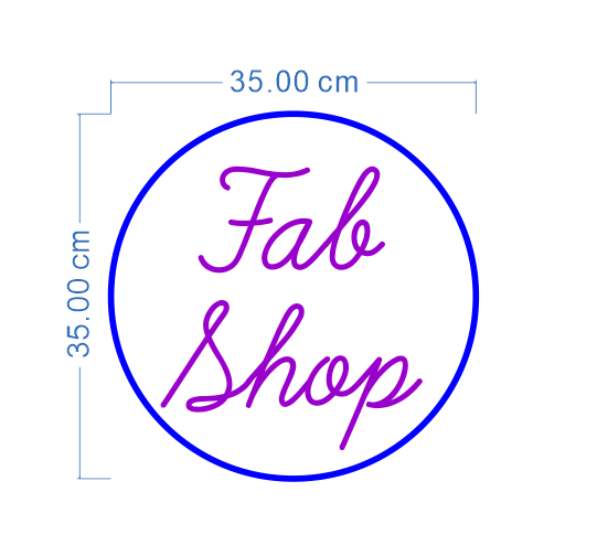 Custom Neon 'Fab Shop' [+ 2 FREE Bonus Items] ~$50 OFF