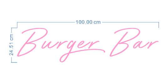 Custom Neon 'Burger Bar' [+ 2 FREE Bonus Items] ~$50 OFF