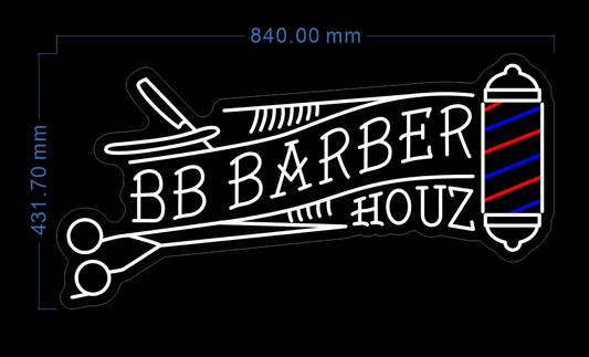 Custom Neon 'BB Barber Houz' [+ 2 FREE Bonus Items] ~$100 OFF