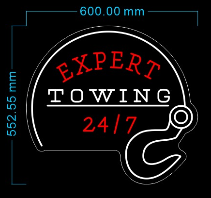 Custom Neon 'Expert Towing' [+ 2 FREE Bonus Items] ~$150 OFF