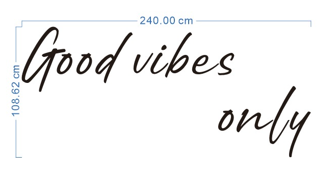 Custom Neon 'Good vibes only' [+ 2 FREE Bonus Items] ~$50 OFF