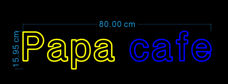 Custom Neon 'Papa cafe' [+ 2 FREE Bonus Items] ~$50 OFF