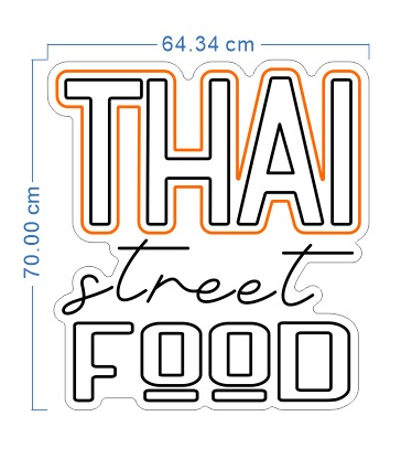 Custom Neon 'Thai Street Food' [+ 2 FREE Bonus Items] ~$50 OFF