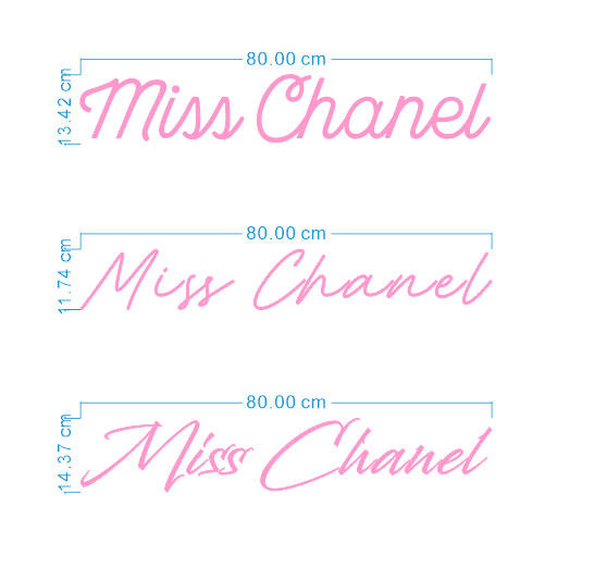 Custom Neon 'Miss Chanel' [+ 2 FREE Bonus Items] ~$50 OFF