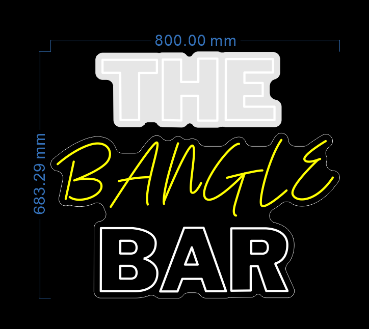 Custom Neon 'The Bangle Bar' [+ 2 FREE Bonus Items] ~$100 OFF