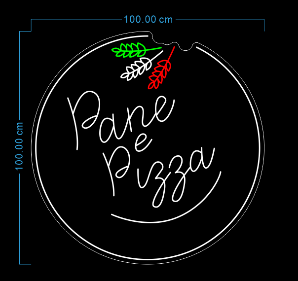 Custom Neon 'Panee Pizza' [+ 2 FREE Bonus Items] ~$50 OFF