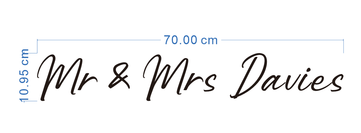 Custom Neon 'Mr & Mrs Davies' [+ 2 FREE Bonus Items] ~$150 OFF