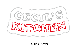 Custom Neon 'Cecil's Kitchen' [+ 2 FREE Bonus Items] ~$150 OFF