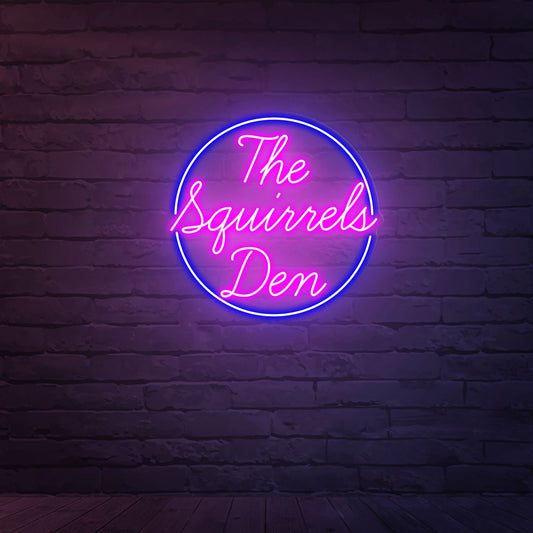 Custom Neon 'The Squirrels Den' [+ 2 FREE Bonus Items] ~$150 OFF