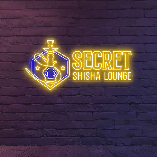 Custom Neon 'Secret Sisha Lounge' [+ 2 FREE Bonus Items] ~$150 OFF