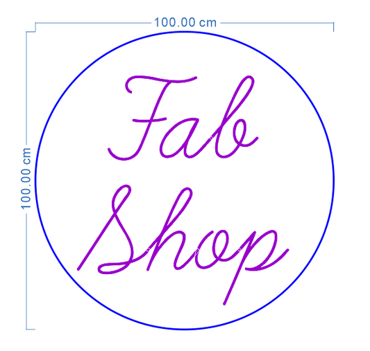 Custom Neon 'Fab Shop' [+ 2 FREE Bonus Items] ~$50 OFF