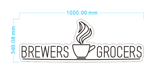 Custom Neon 'Brewers Grocers' - [+ 2 FREE Bonus Items] ~$100 OFF