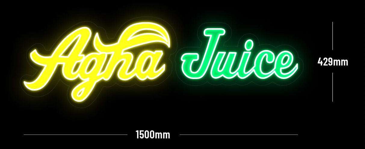 Custom Neon 'AGHA JUICE' [+ 2 FREE Bonus Items] ~$200 OFF