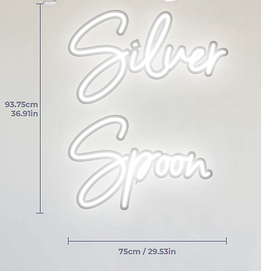 Custom Neon 'Silver Spoon' [+ 2 FREE Bonus Items] ~$150 OFF