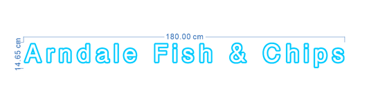 Custom Neon 'Arndale Fish & Chips' [+ 2 FREE Bonus Items] ~$50 OFF