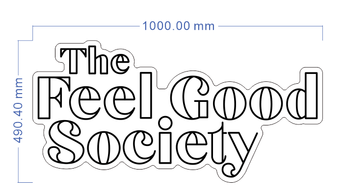 Custom Neon 'The Feel Good Society' [+ 2 FREE Bonus Items] ~$50 OFF