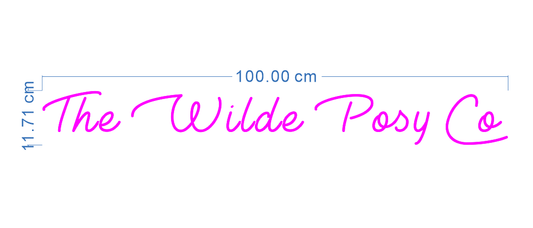 Custom Neon 'The Wilde Posy Co' [+ 2 FREE Bonus Items] ~$50 OFF