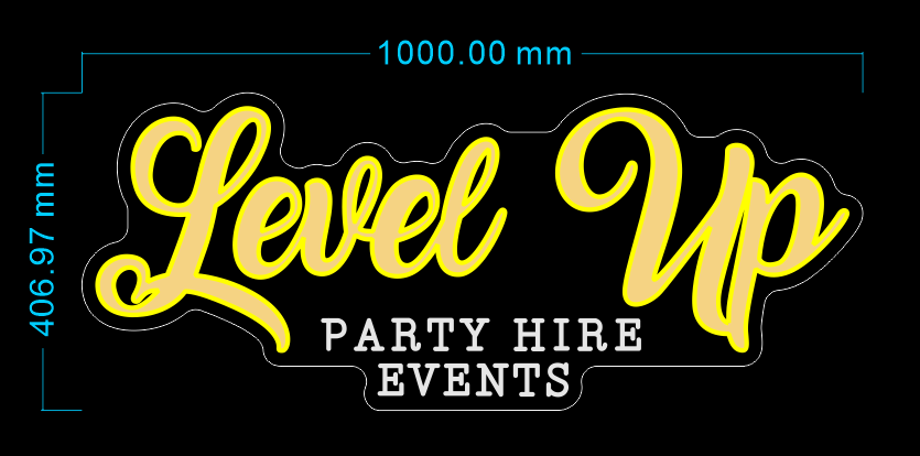 Custom Neon 'Level up Events' [+ 2 FREE Bonus Items] ~$150 OFF