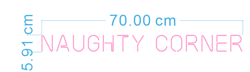 Custom Neon 'Naughty Corner' [+ 2 FREE Bonus Items] ~$150 OFF