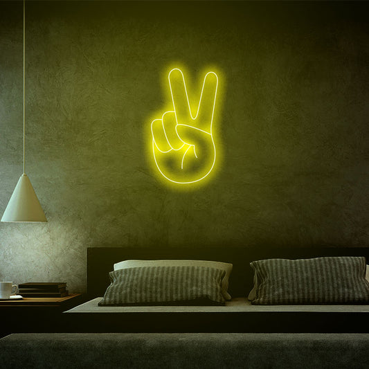 Peace Party - Neon Sign - Bar/Club/Party Celebration Event