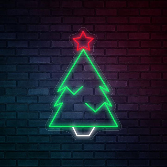 Christmas Tree Seasonal Neon Sign