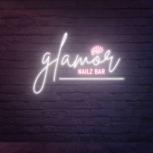 Custom Neon 'Glamor Nailz Bar' [+ 2 FREE Bonus Items] ~$150 OFF