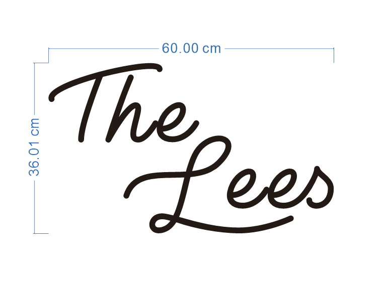 Custom Neon 'The Lees' [+ 2 FREE Bonus Items] ~$50 OFF