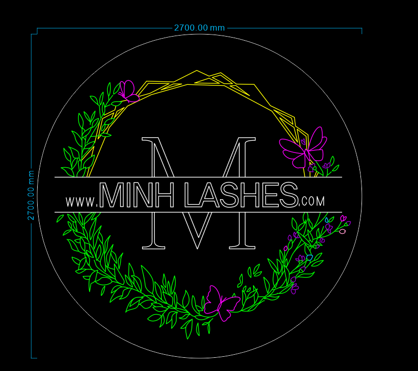 Custom Neon 'Minh Lashes' [+ 2 FREE Bonus Items] ~$50 OFF