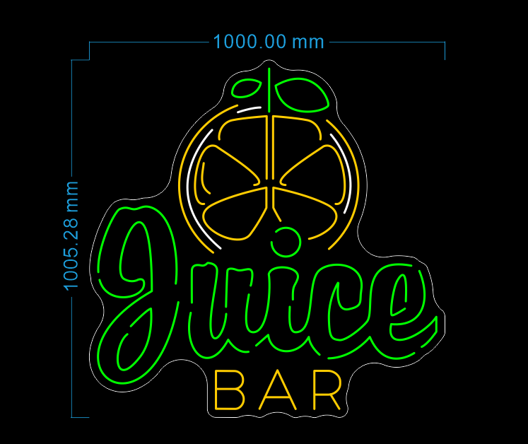 Custom Neon 'Juice Bar' [+ 2 FREE Bonus Items] ~$150 OFF